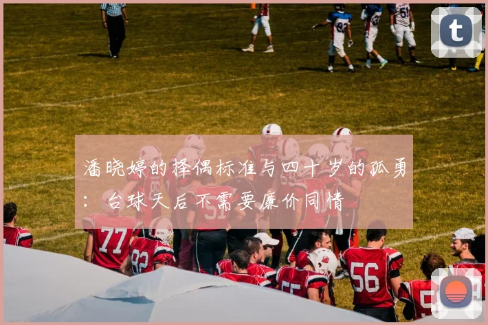 潘晓婷的择偶标准与四十岁的孤勇：台球天后不需要廉价同情